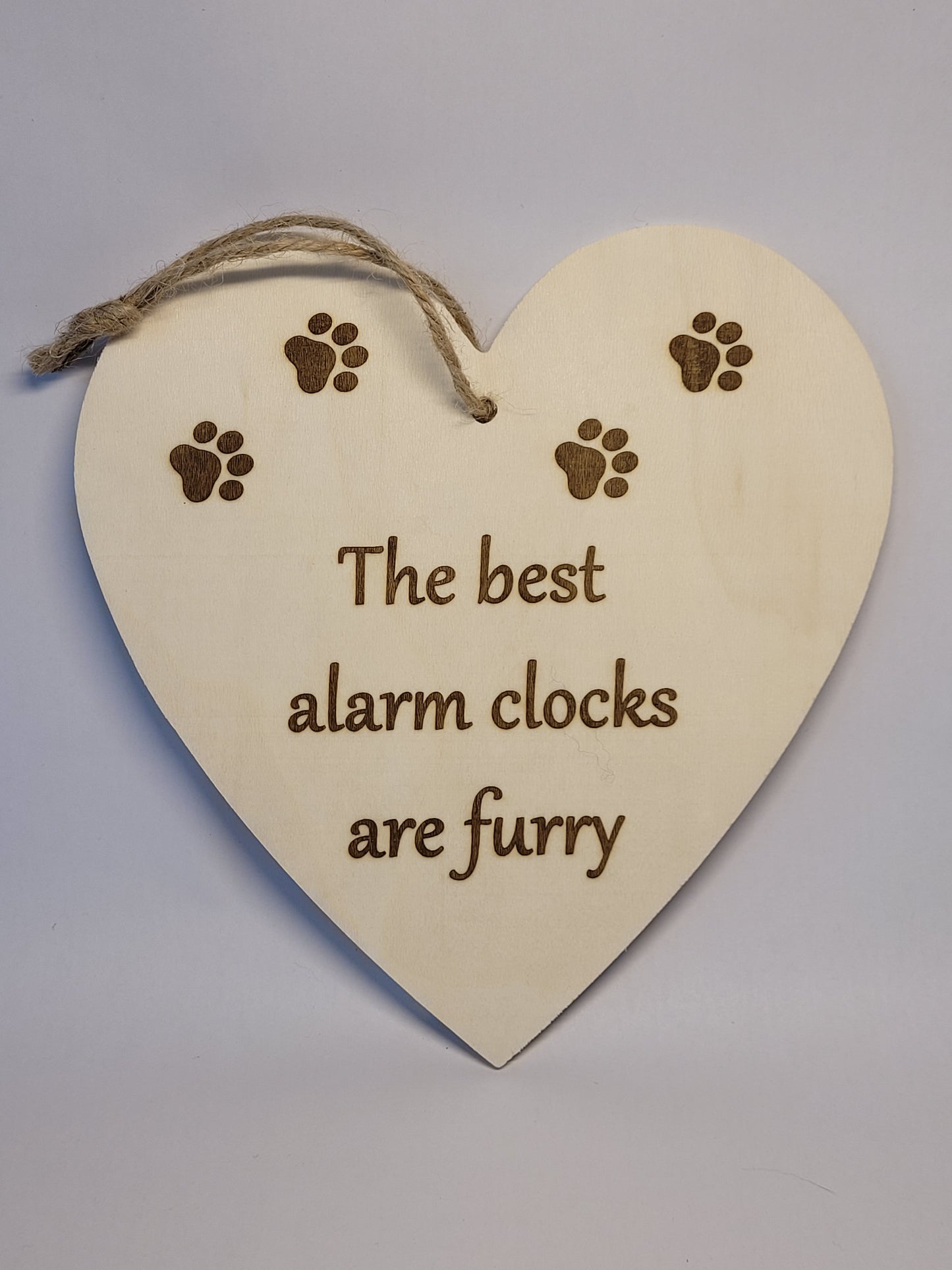 Hanging Plaque - Alarm Clock