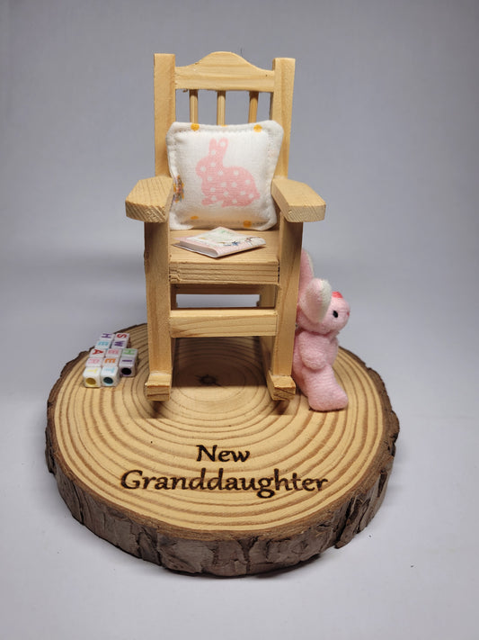 Rocking Chair - New Granddaughter