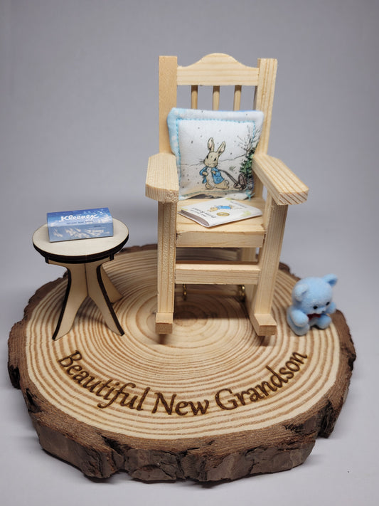 Rocking Chair - Beautiful New Grandson